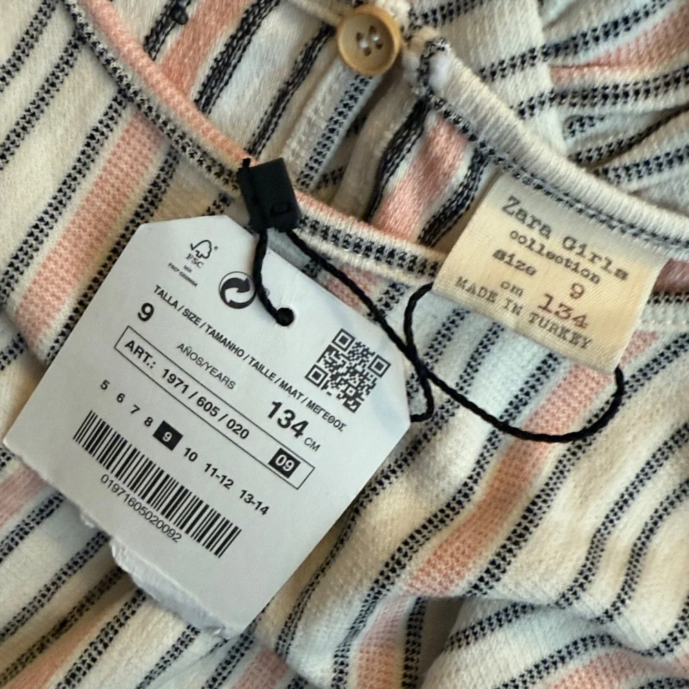 Zara Stripe Dress NWT Size 9